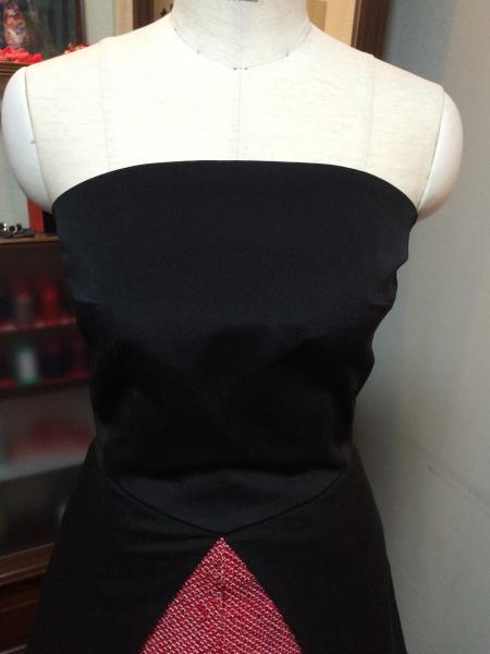 Kimono Dress Red Black [Floral]4