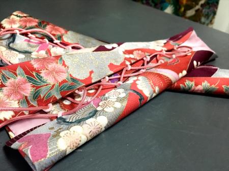 Kimono Dress Pink Furisode [Floral]25