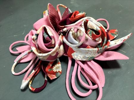 Kimono Dress Pink Furisode [Floral]26