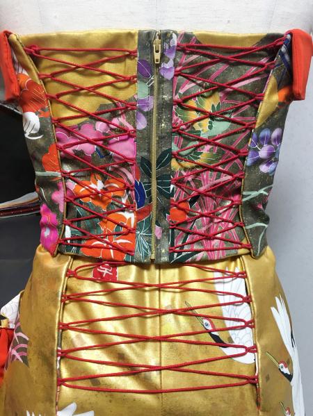 Kimono Dress Gold Uchikake [Crane]20
