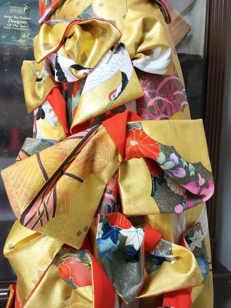 Kimono Dress Gold Uchikake [Crane]17