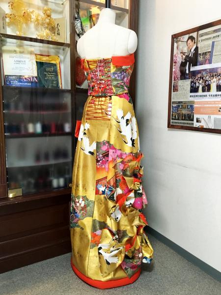Kimono Dress Gold Uchikake [Crane]8
