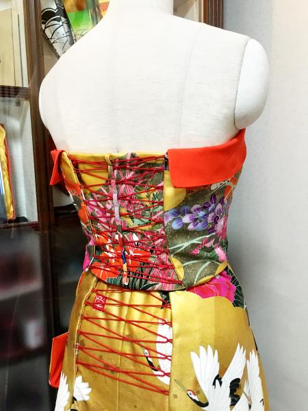 Kimono Dress Gold Uchikake [Crane]9