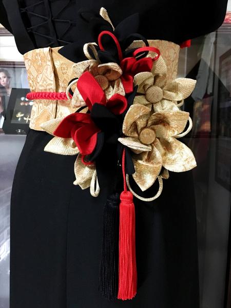 Kimono Dress Black Tomesode [Floral]12