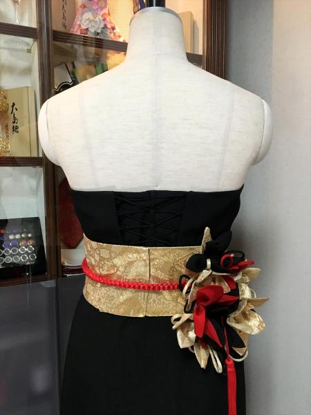 Kimono Dress Black Tomesode [Floral]24