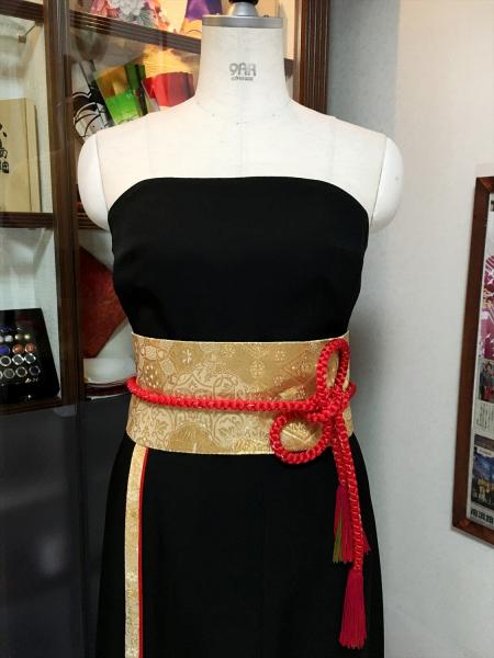 Kimono Dress Black Tomesode [Floral]28
