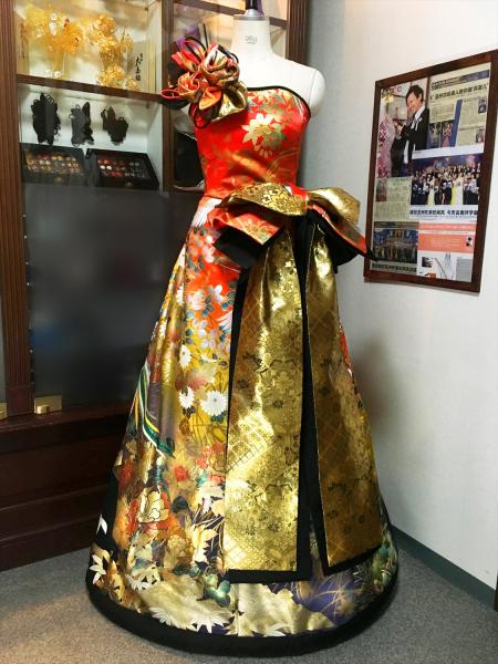 Japanese Kimono Dress Uchikake [Crane]34