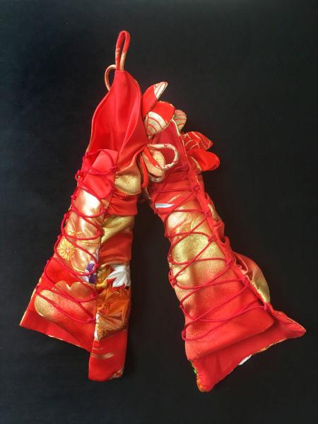 Kimono Dress Red Uchikake [Crane]28