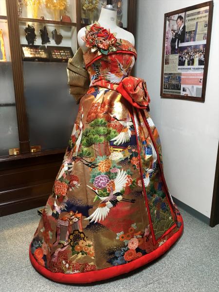 Kimono Dress Uchikake [Crane]11