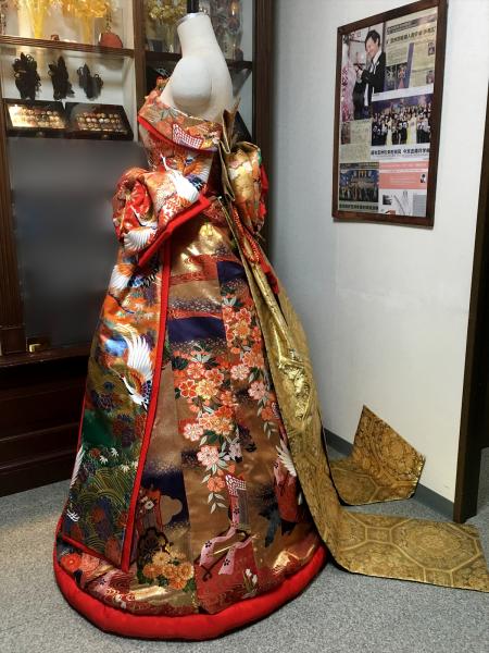 Kimono Dress Uchikake [Crane]23