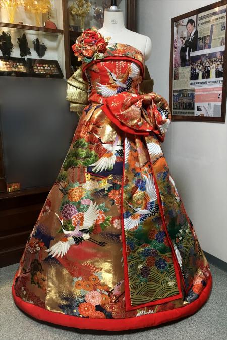 Kimono Dress Uchikake [Crane]8