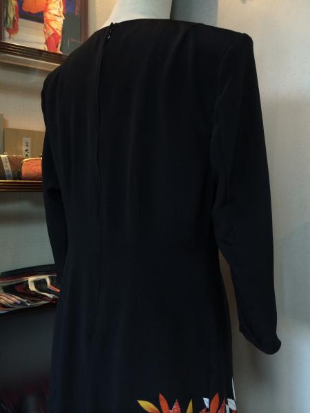 留袖ドレス 黒 ワンピースタイプ [扇]13