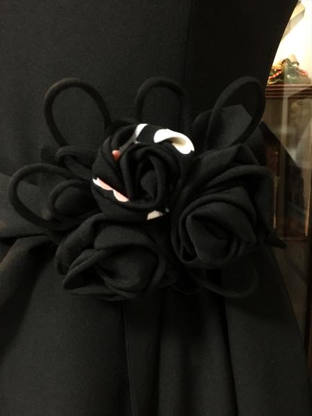 Tomesode Dress Black One piece type [Floral]18