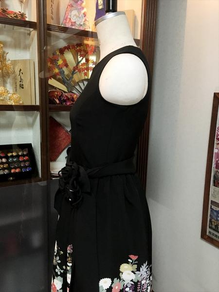 Tomesode Dress Black One piece type [Floral]6
