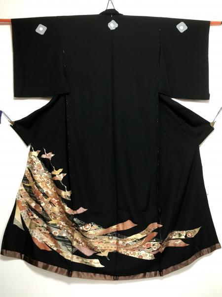 Tomesode Dress Black One piece type [Floral]19