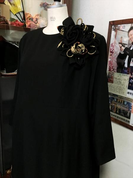 Tomesode Dress Black One piece type [Floral]5