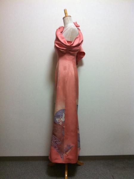 Kimono Dress Pink Tsukesage [Fan]7