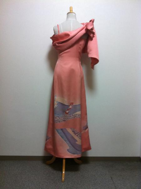 Kimono Dress Pink Tsukesage [Fan]8