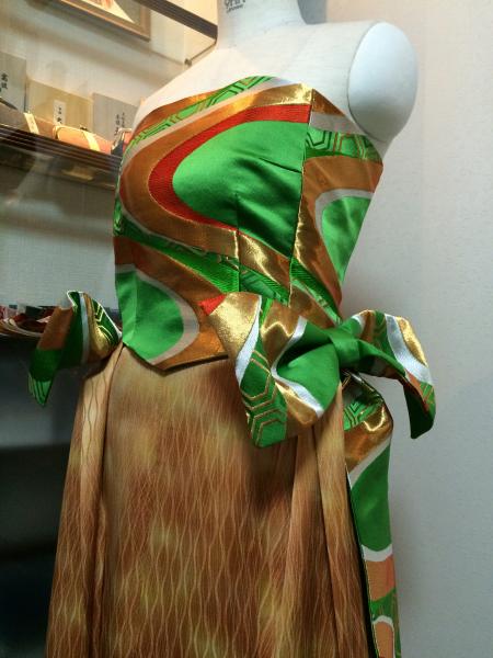 Kimono Dress Orange Komon19