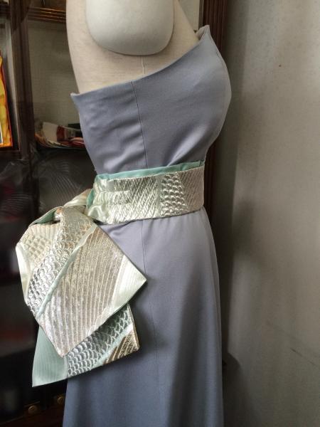 Kimono Dress Gray Tsukesage6