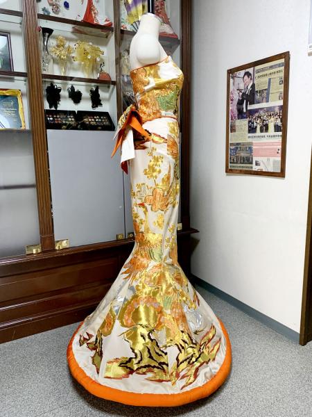 Japanese Kimono Dress Uchikake [Crane]67