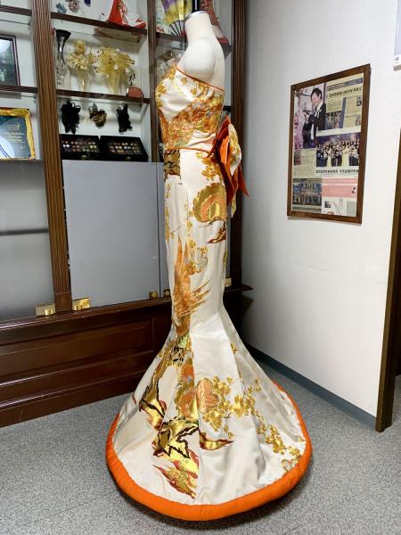 Japanese Kimono Dress Uchikake [Crane]64