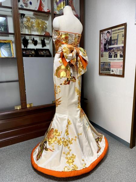 Japanese Kimono Dress Uchikake [Crane]65