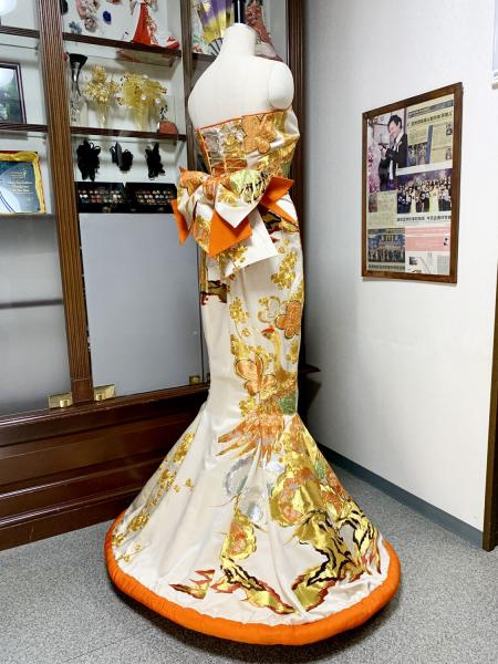Japanese Kimono Dress Uchikake [Crane]66