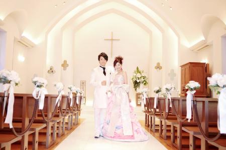 着物ドレス ピンク 振袖・帯 [花、扇]35