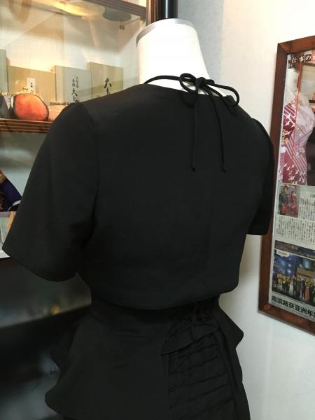 着物ドレス 黒 留袖 [本]28