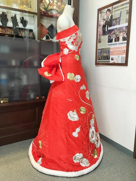 Kimono Dress Red Uchikake [Floral]9