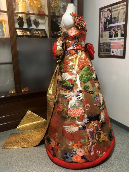Kimono Dress Uchikake [Crane]13