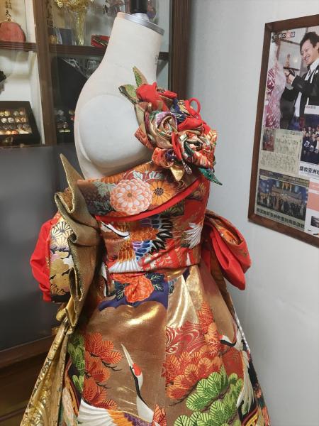 Kimono Dress Uchikake [Crane]14