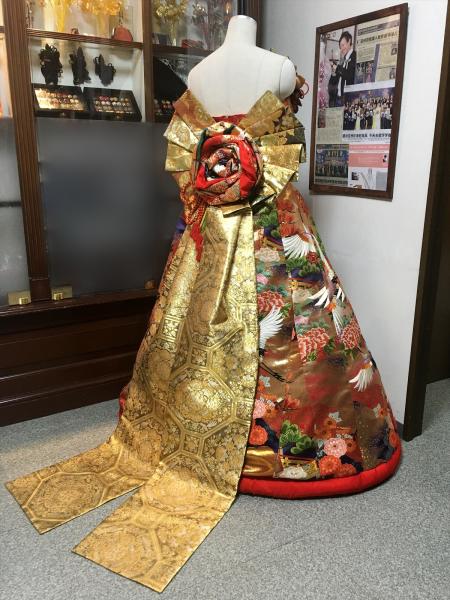 Kimono Dress Uchikake [Crane]15