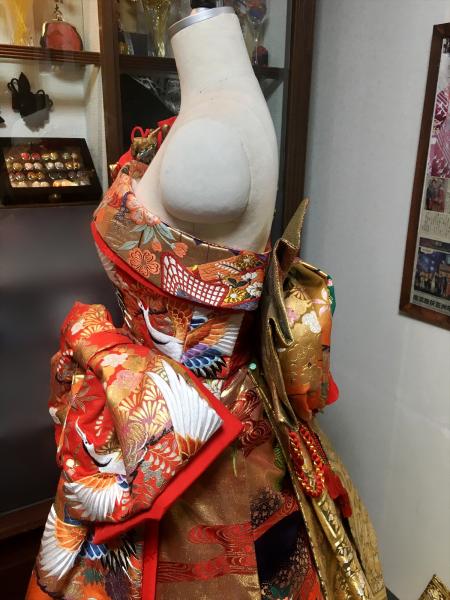 Kimono Dress Uchikake [Crane]24