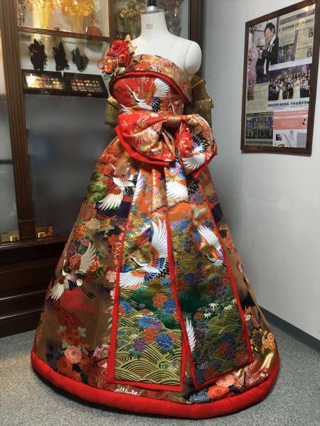 Kimono Dress Uchikake [Crane]25