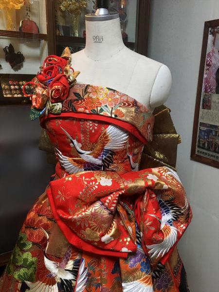 Kimono Dress Uchikake [Crane]26