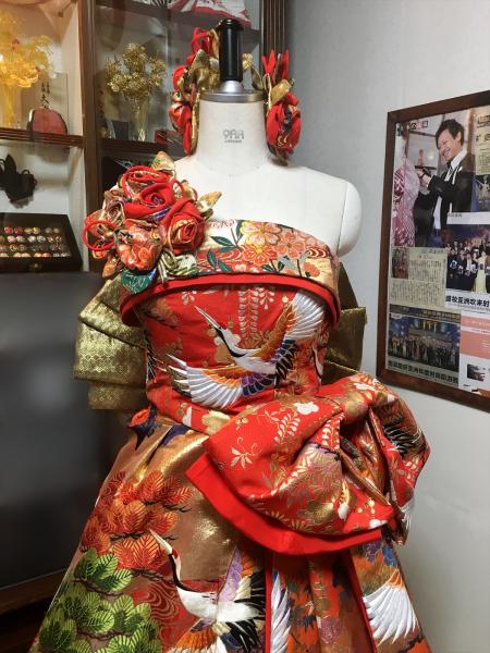 Kimono Dress Uchikake [Crane]27