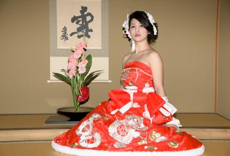 Kimono Dress White white-kimono [Crane]27