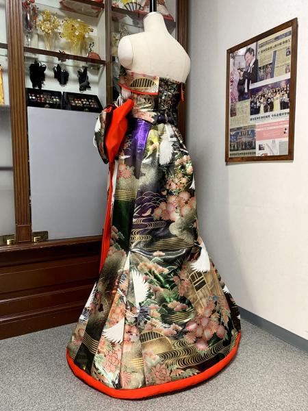 Japanese Kimono Dress Uchikake [Crane]8