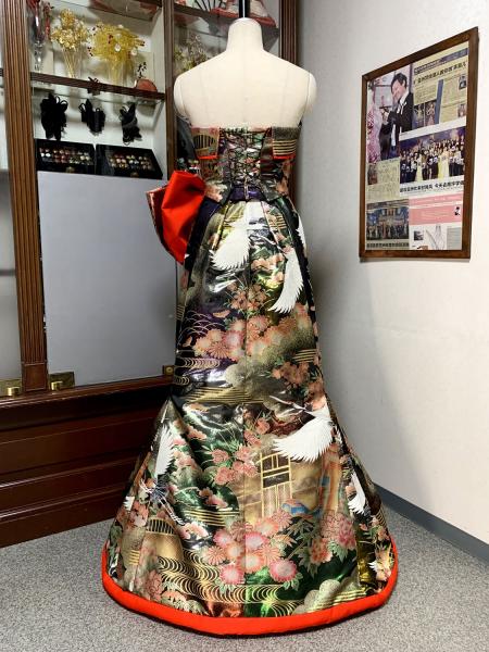Japanese Kimono Dress Uchikake [Crane]9