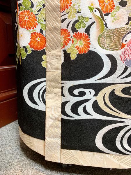 Japanese Kimono Dress Tomesode Two piece [Floral]5