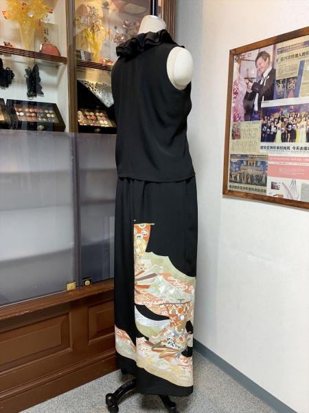 Japanese Kimono Dress Tomesode [Treasure ship]8