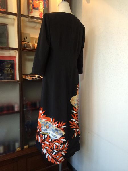 Tomesode Dress Black One piece type [Fan]18