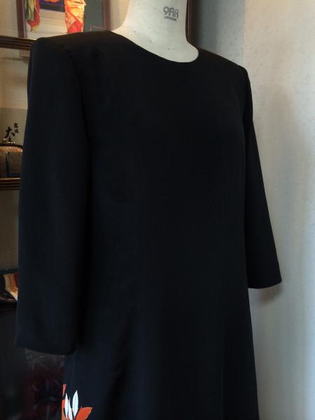 Tomesode Dress Black One piece type [Fan]6