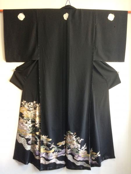 留袖ドレス 黒 2ピースタイプ [風景]24