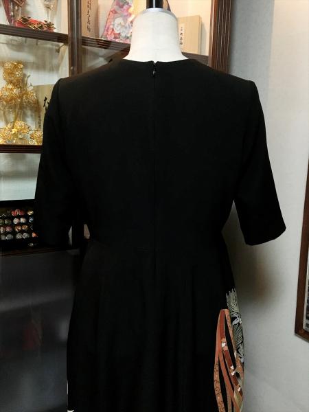 Tomesode Dress Black One piece type [Floral]10