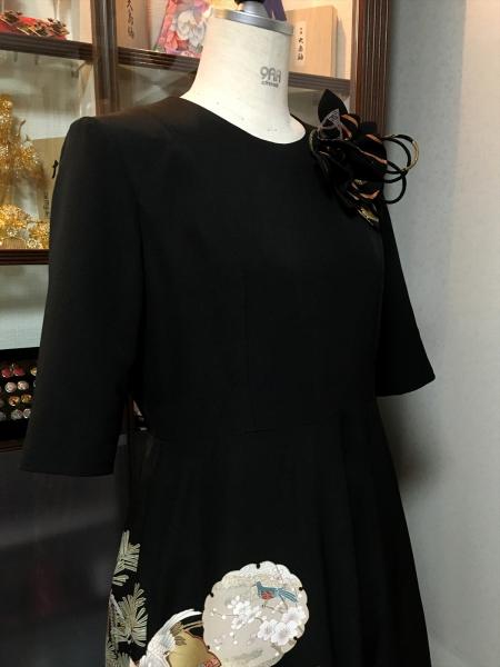 Tomesode Dress Black One piece type [Floral]16