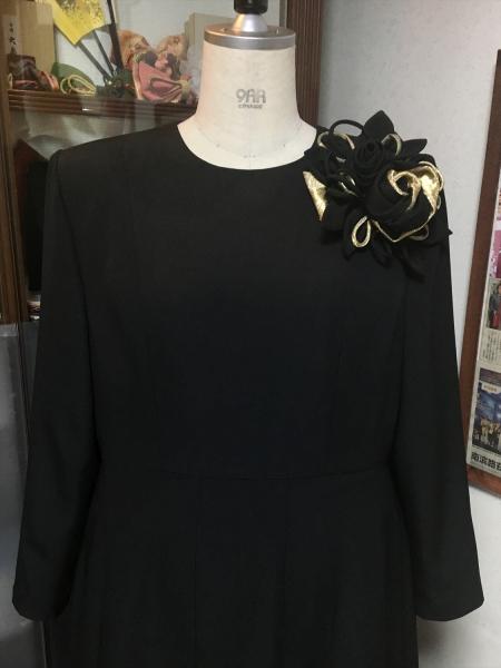 Tomesode Dress Black One piece type [Bird]2