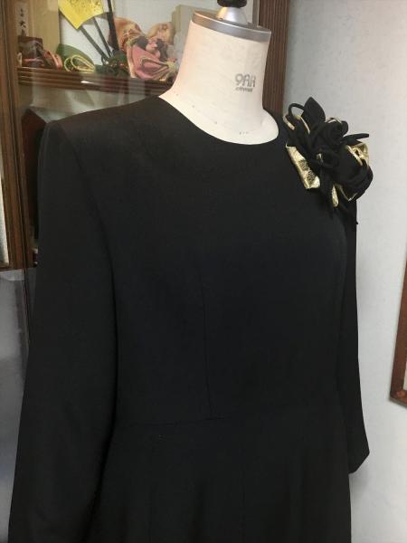 Tomesode Dress Black One piece type [Bird]5
